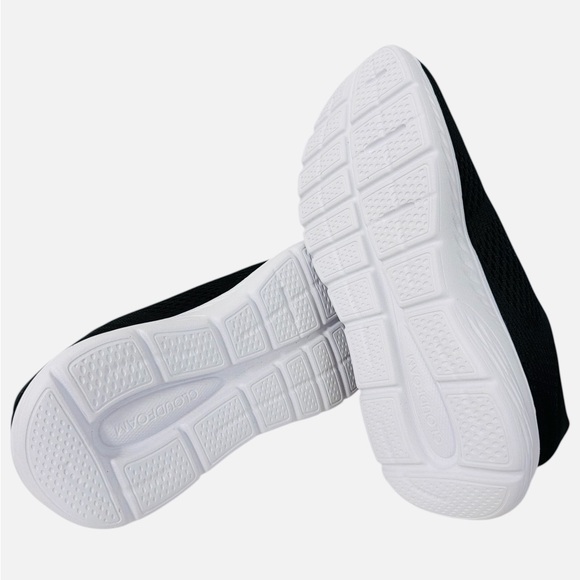 Adidas Mens Cloudfoam Comfy Elastic Lace Sneaker Shoes Black/Red IH3609 Size 7.5 - Picture 10 of 14